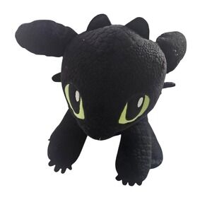 How To Train‎ Your Dragon Toothless Plush Stuffed Toy Black Dragon DreamWorks